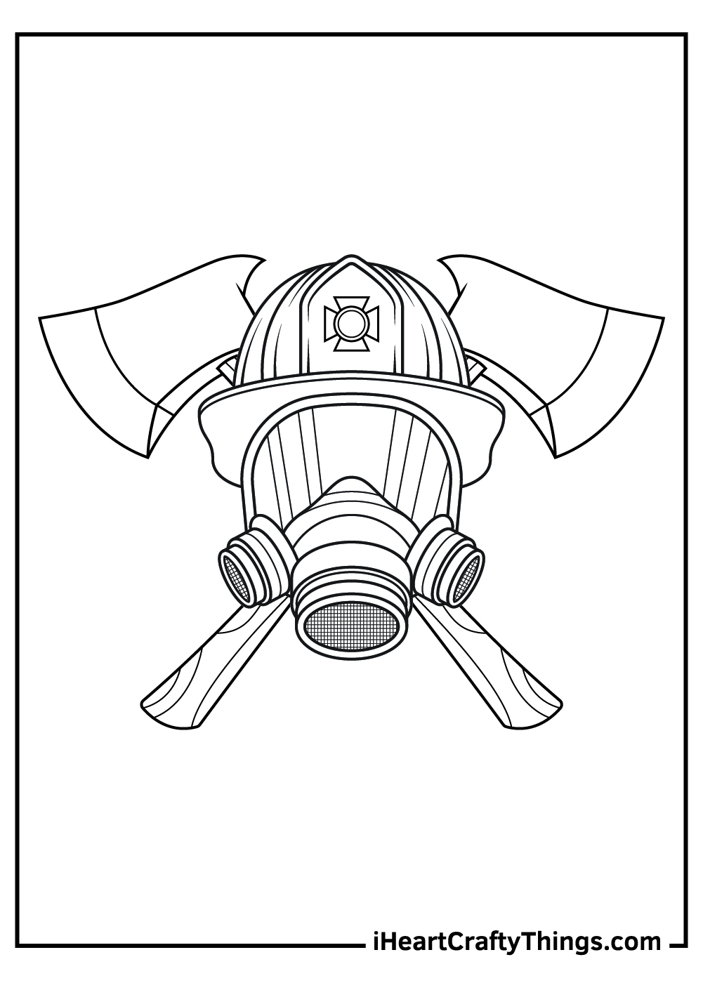 fireman coloring pages preschool 