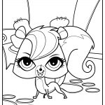mongoose Sunlittlest pet shop coloring page image