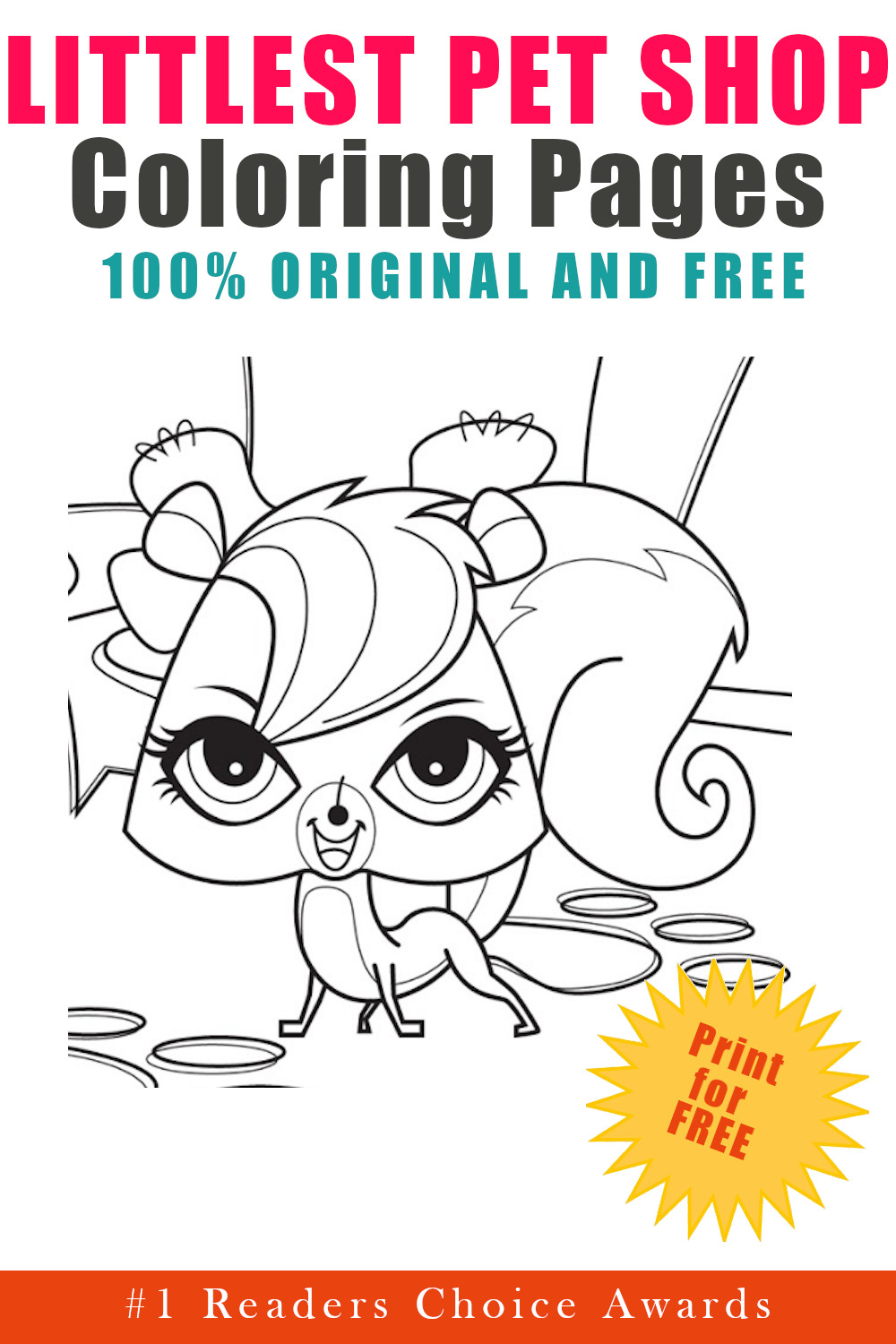 original and free littles pet shop coloring pages