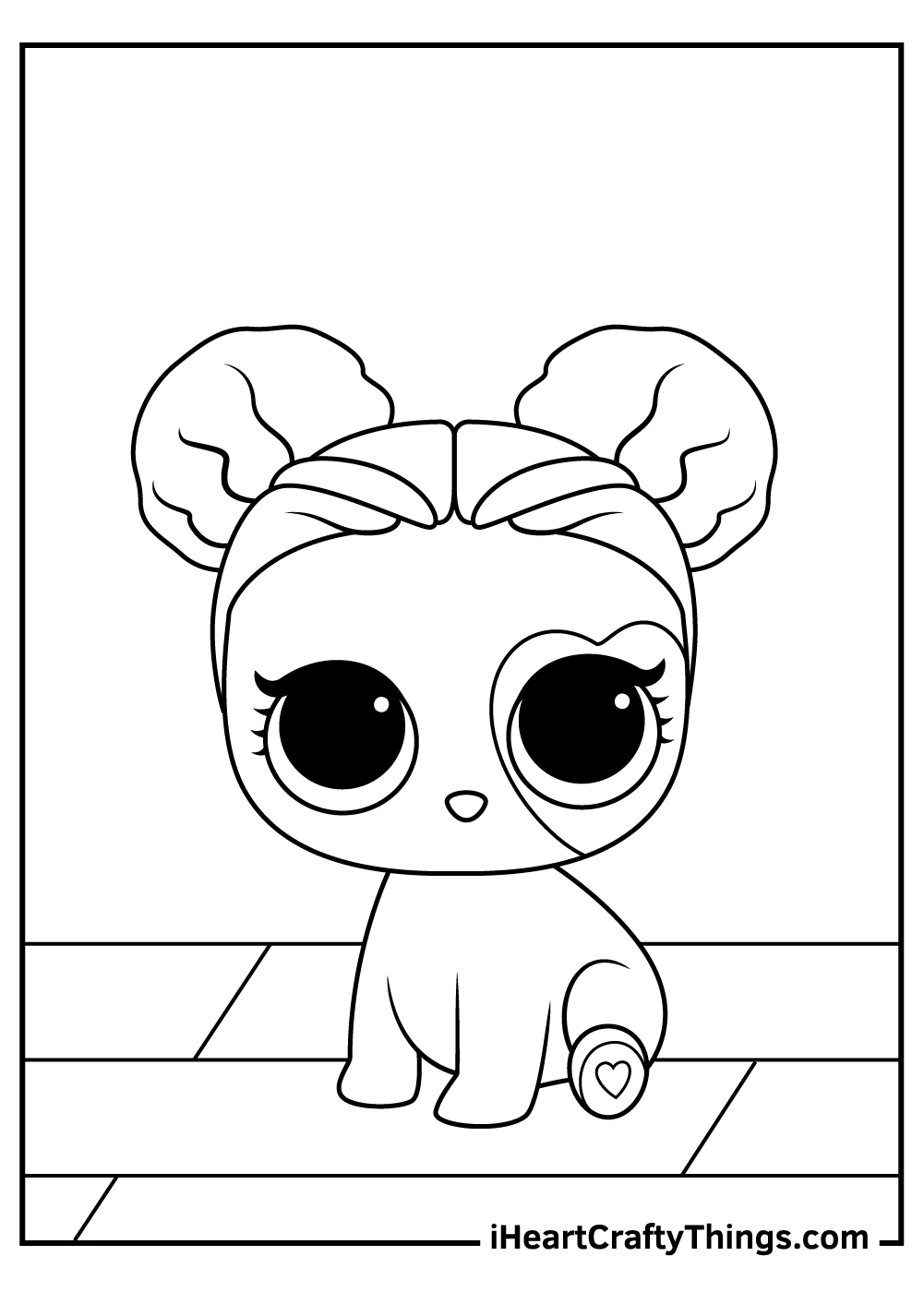 lol surprise dolls pets coloring pages free