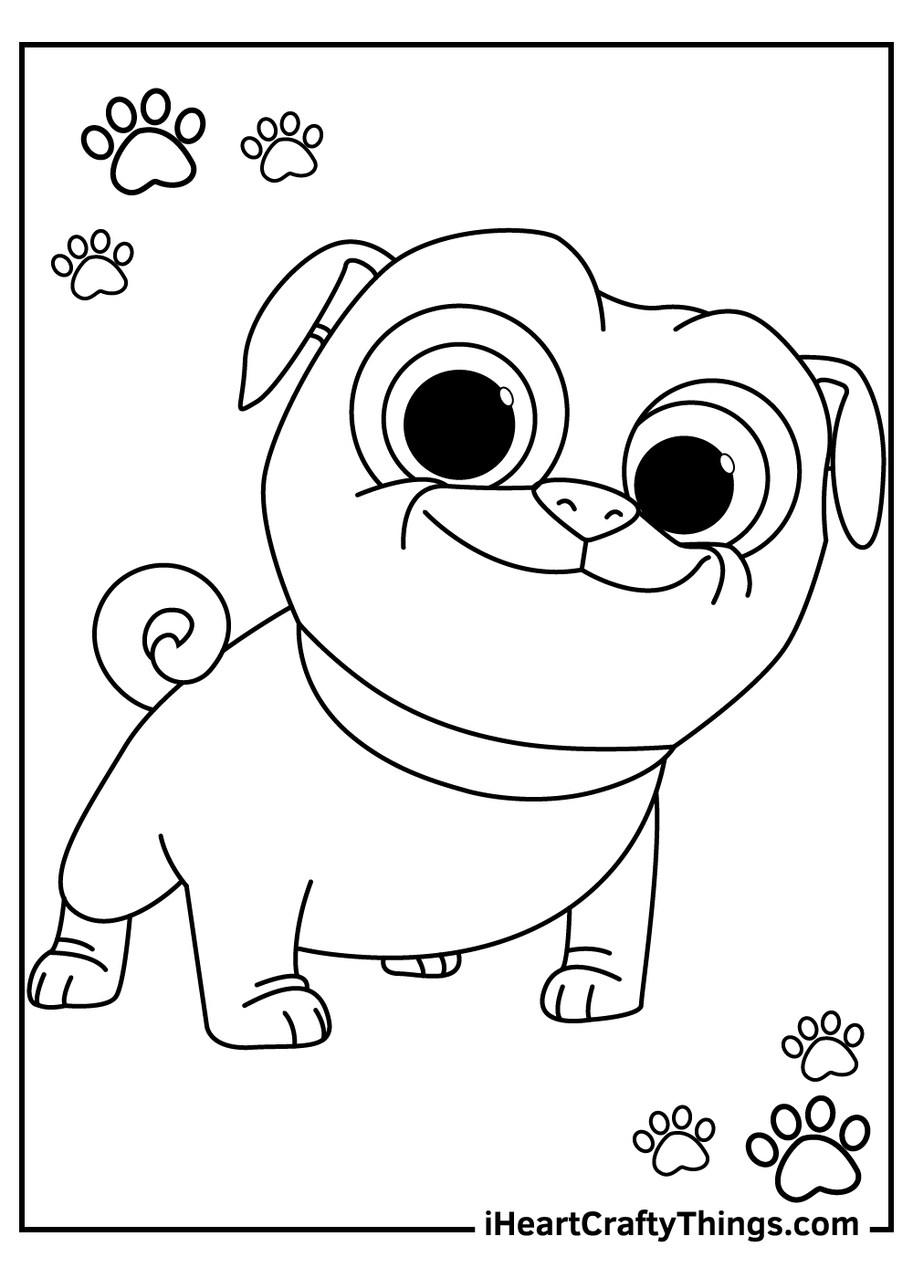 puppy dog pals coloring pages free printable