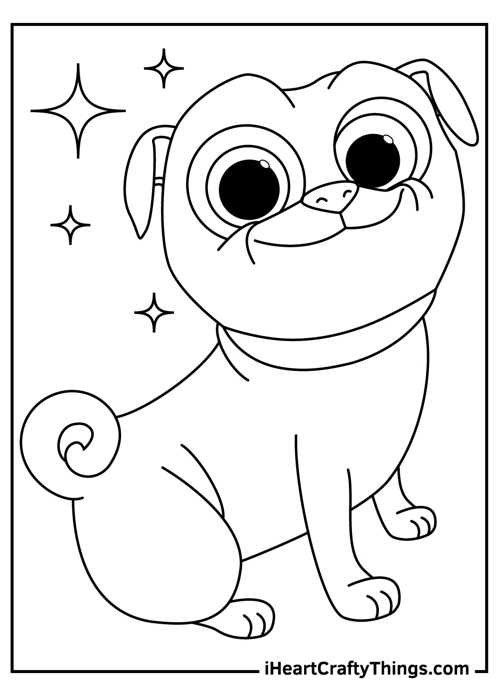 disney's puppy dog pals coloring pages