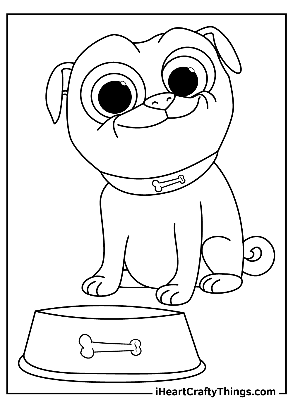 free printable puppy dog pals coloring pages