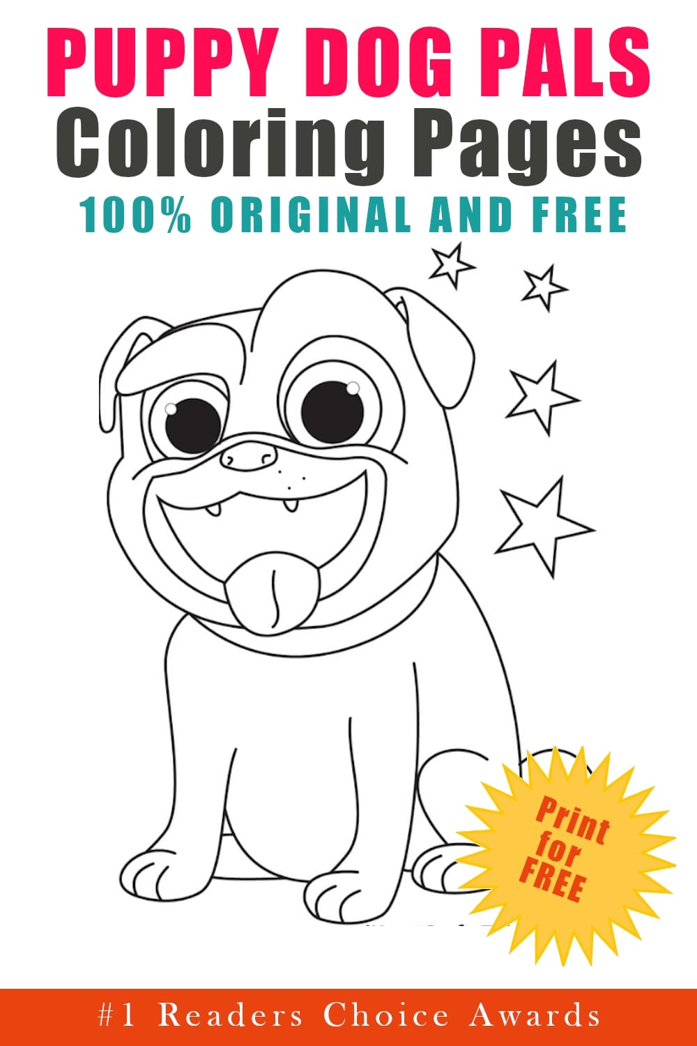original and free puppy dog pals coloring pages download