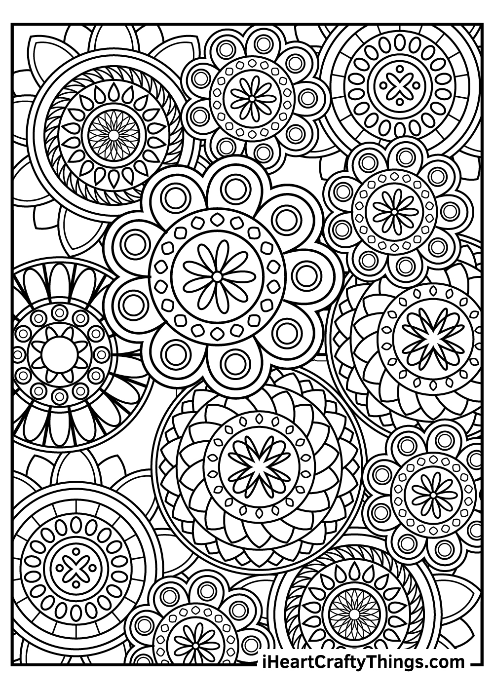 valentine's day mandala coloring pages free download