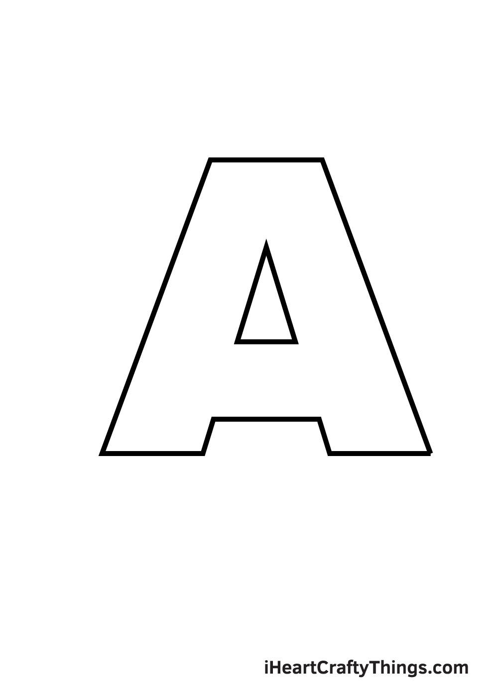 3D letters drawing step 7
