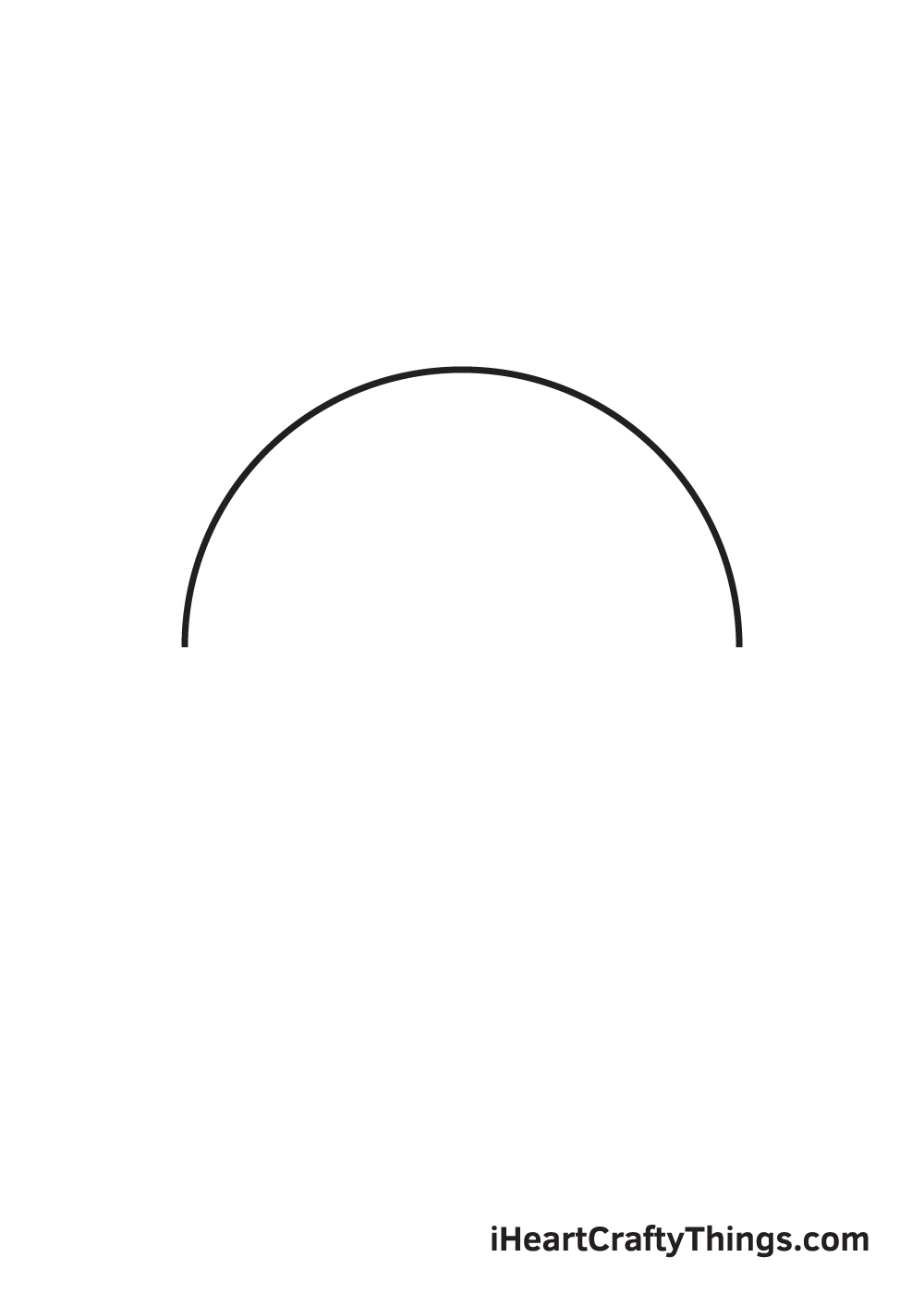 baseball drawing step 1