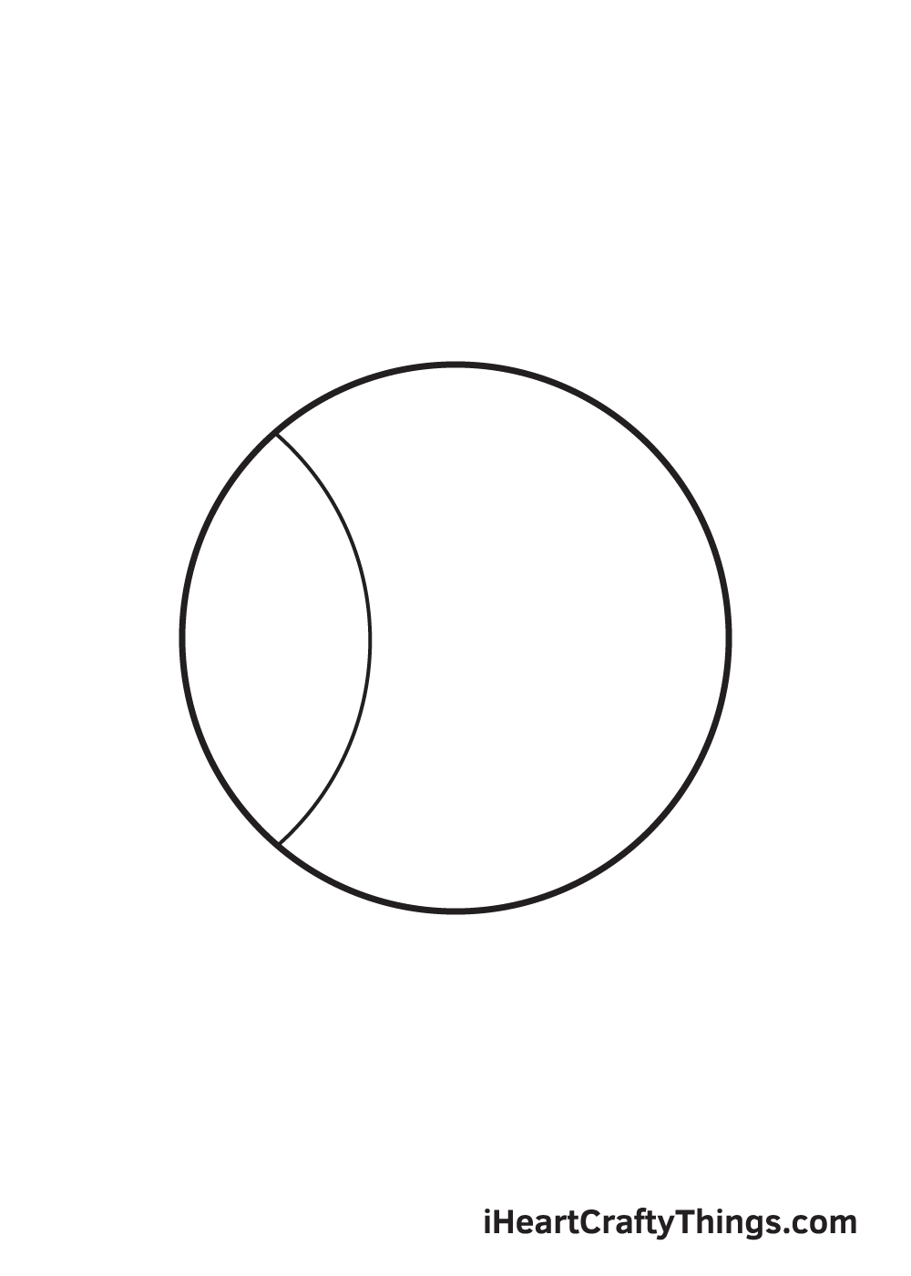 baseball drawing step 3
