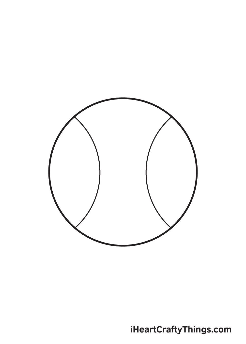 baseball drawing step 4