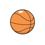 how to draw baskteball image