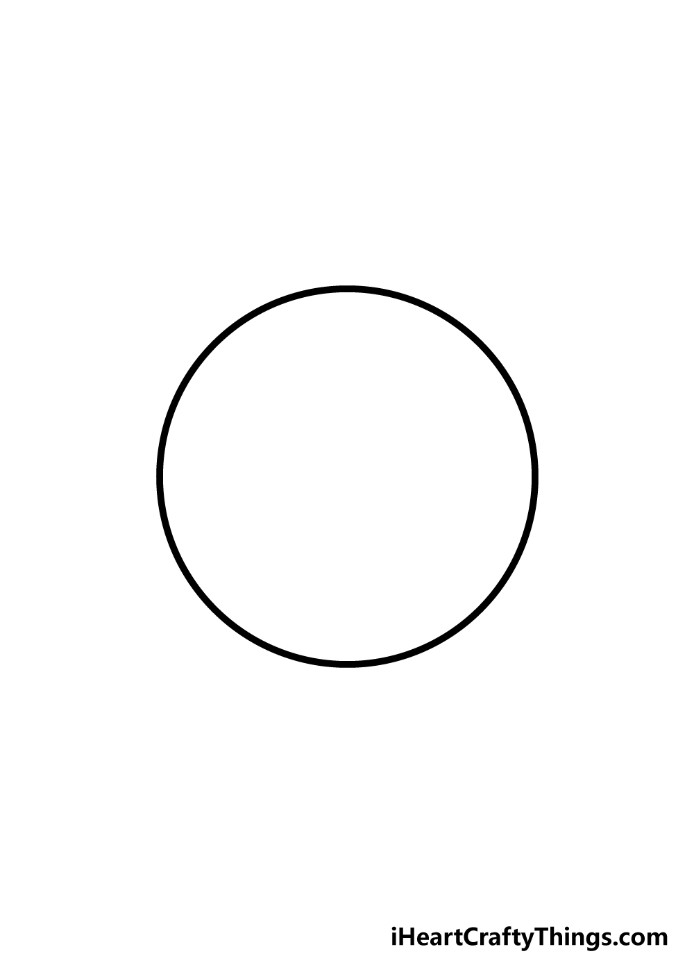 basketball drawing step 1