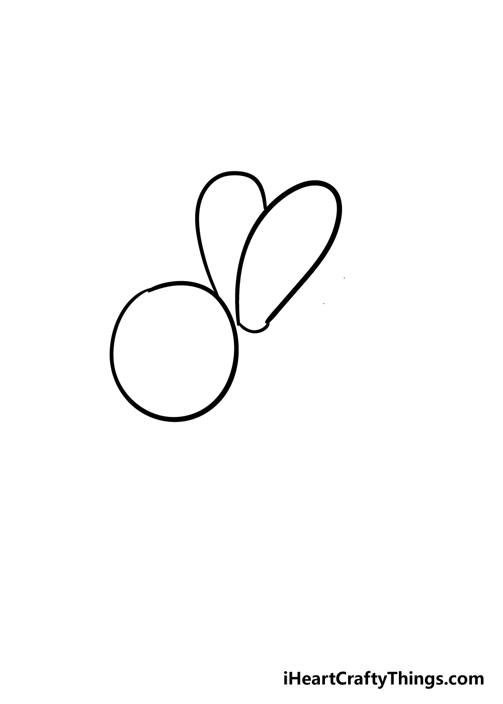 bee drawing step 2