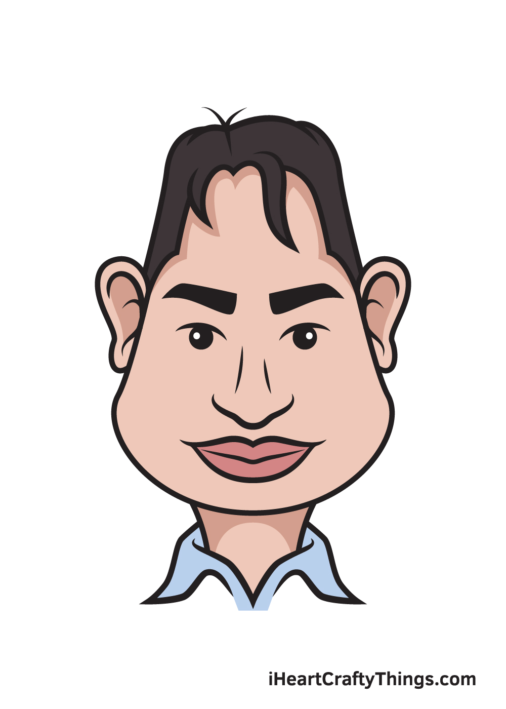 caricatures drawing 9 steps 