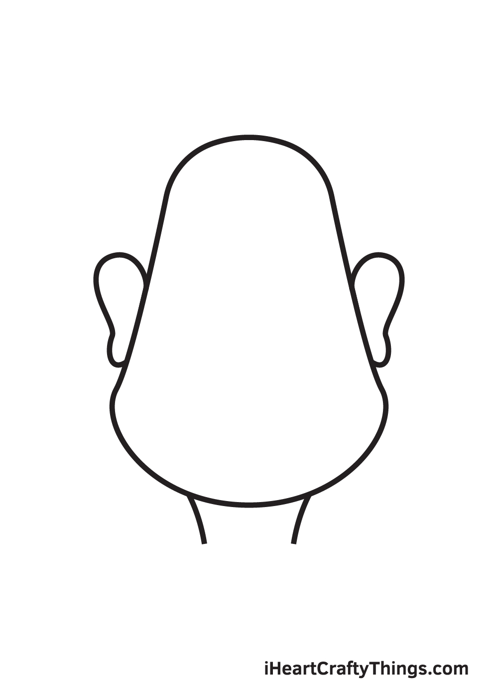 caricatures drawing step 3