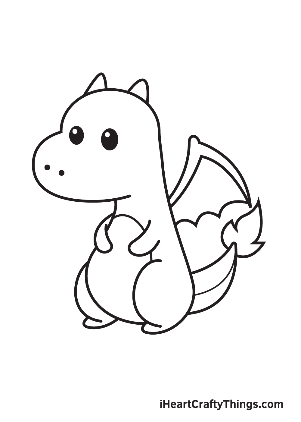 charizard drawing step 9