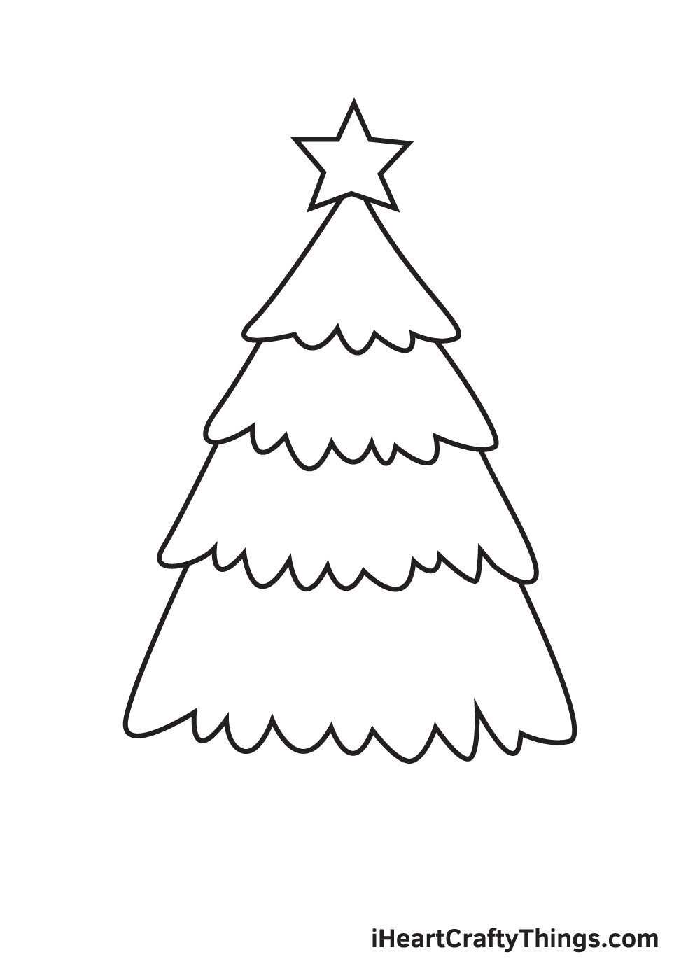 christmas stuff drawing step 5
