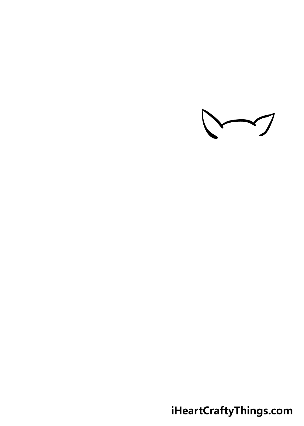 drawing deer step 1