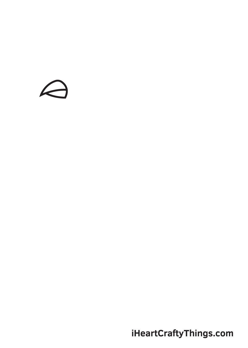 dove drawing step 1