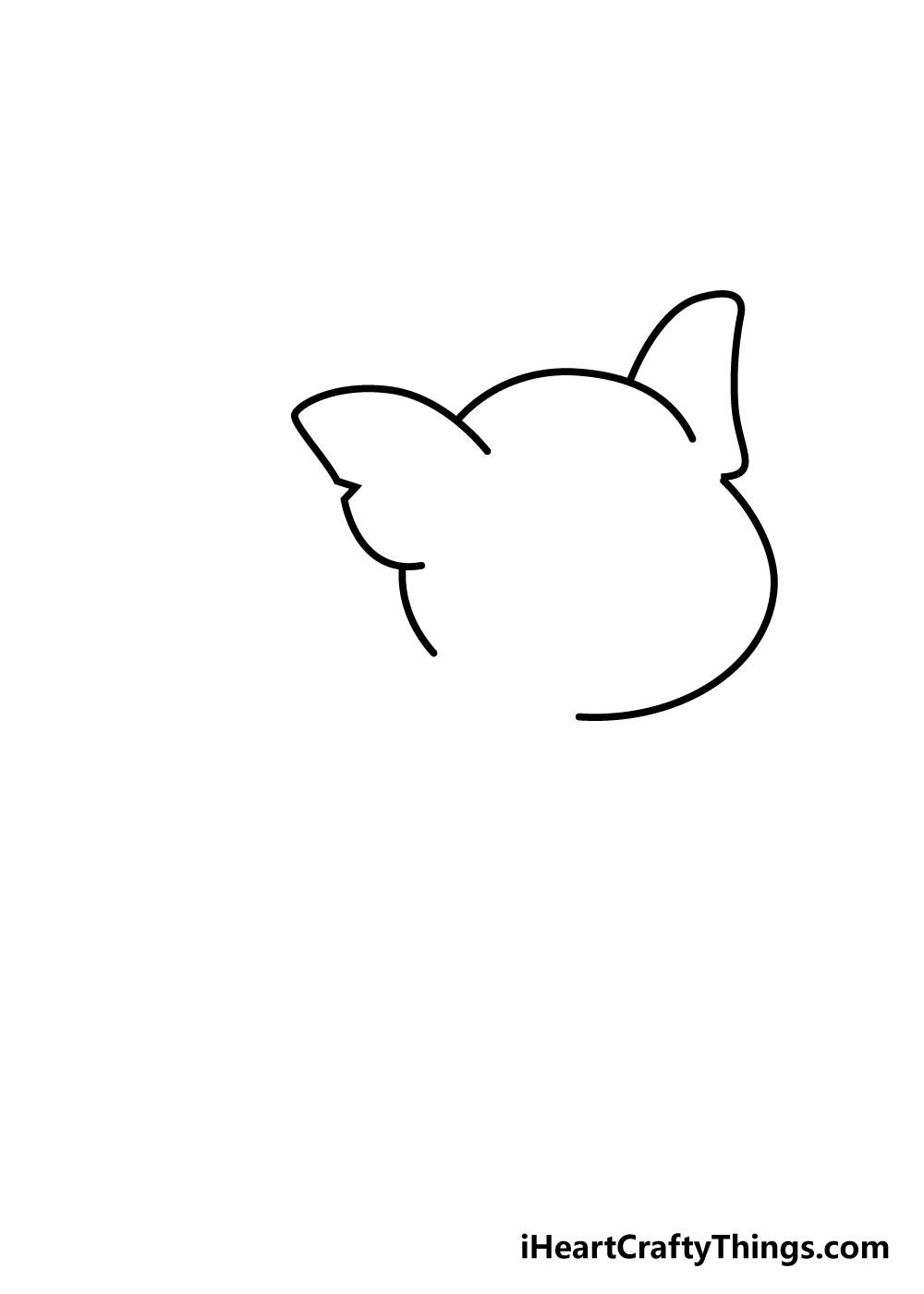 pig drawing step 2