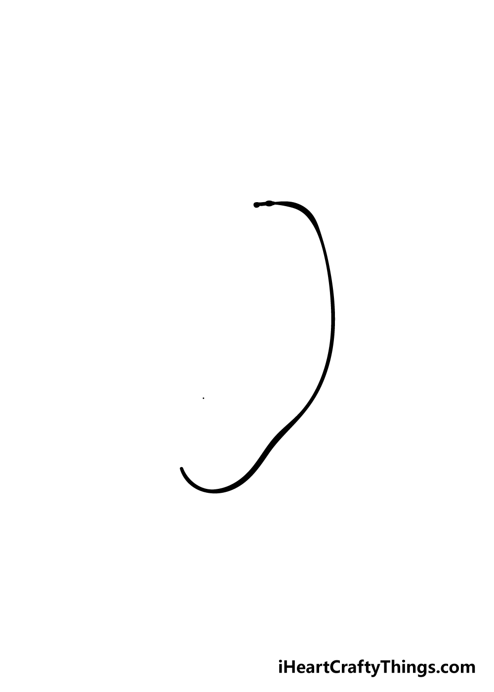 ear drawing step 1