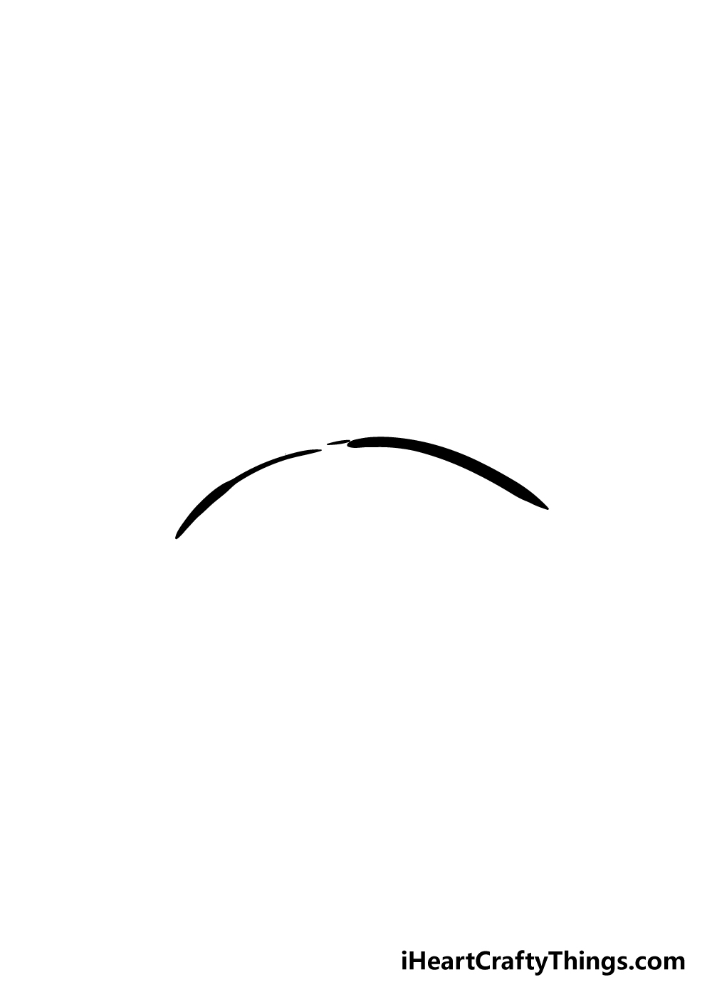 eyelashes drawing step 1