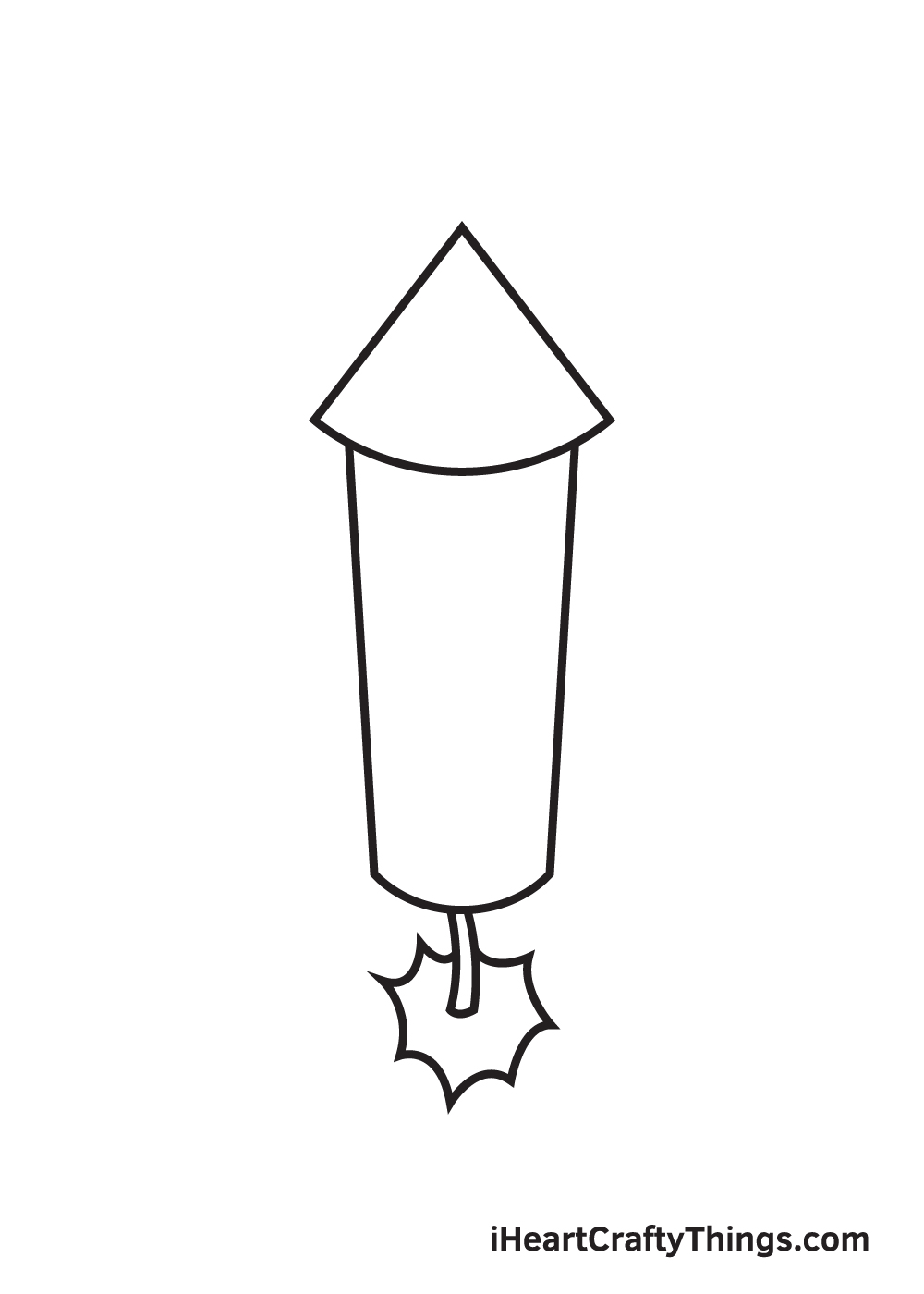 fireworks drawing step 4