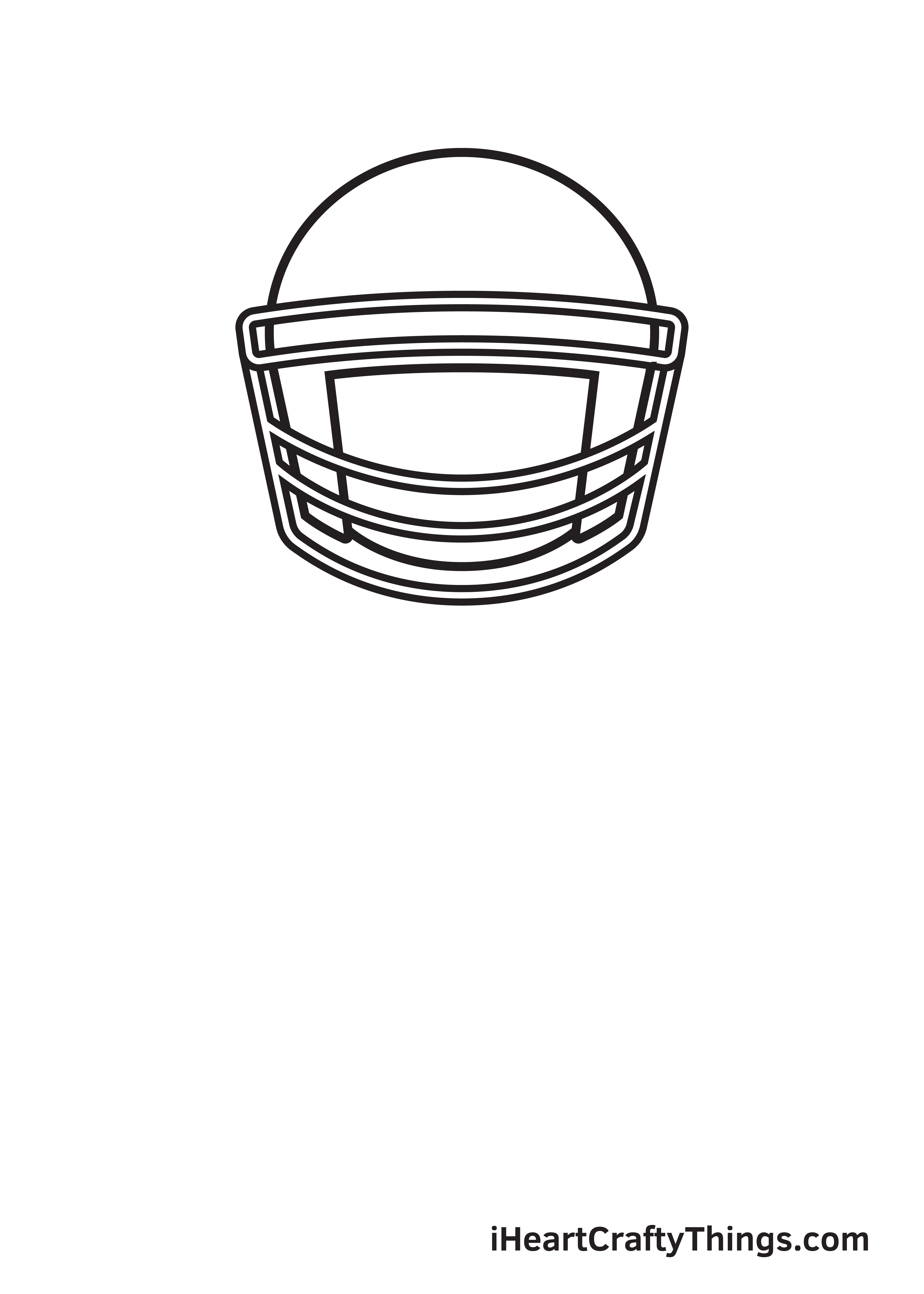 football player drawing step 3