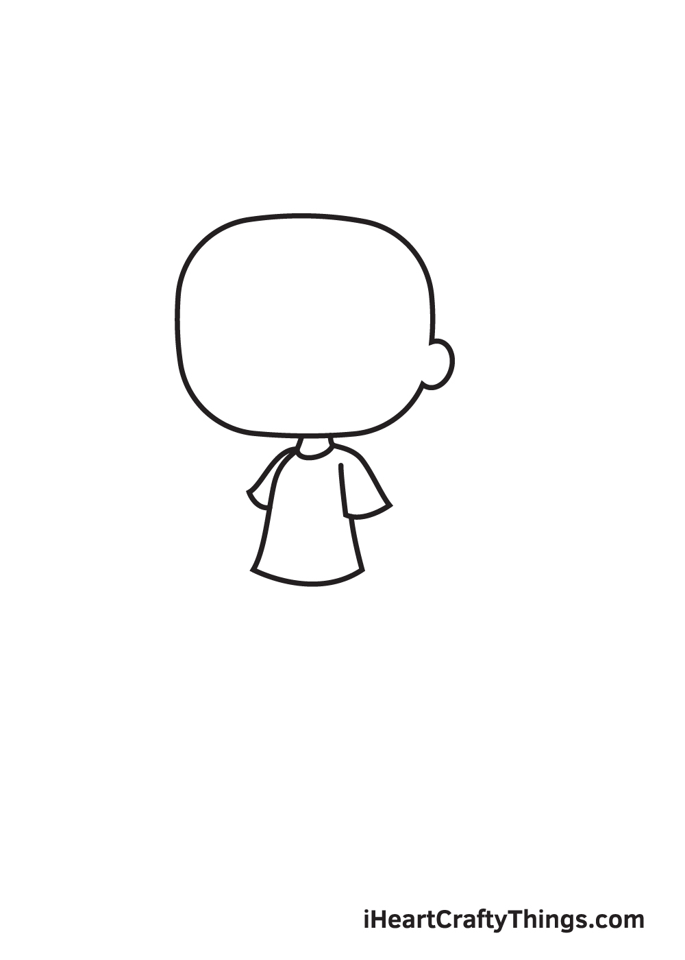 gacha life drawing step 2