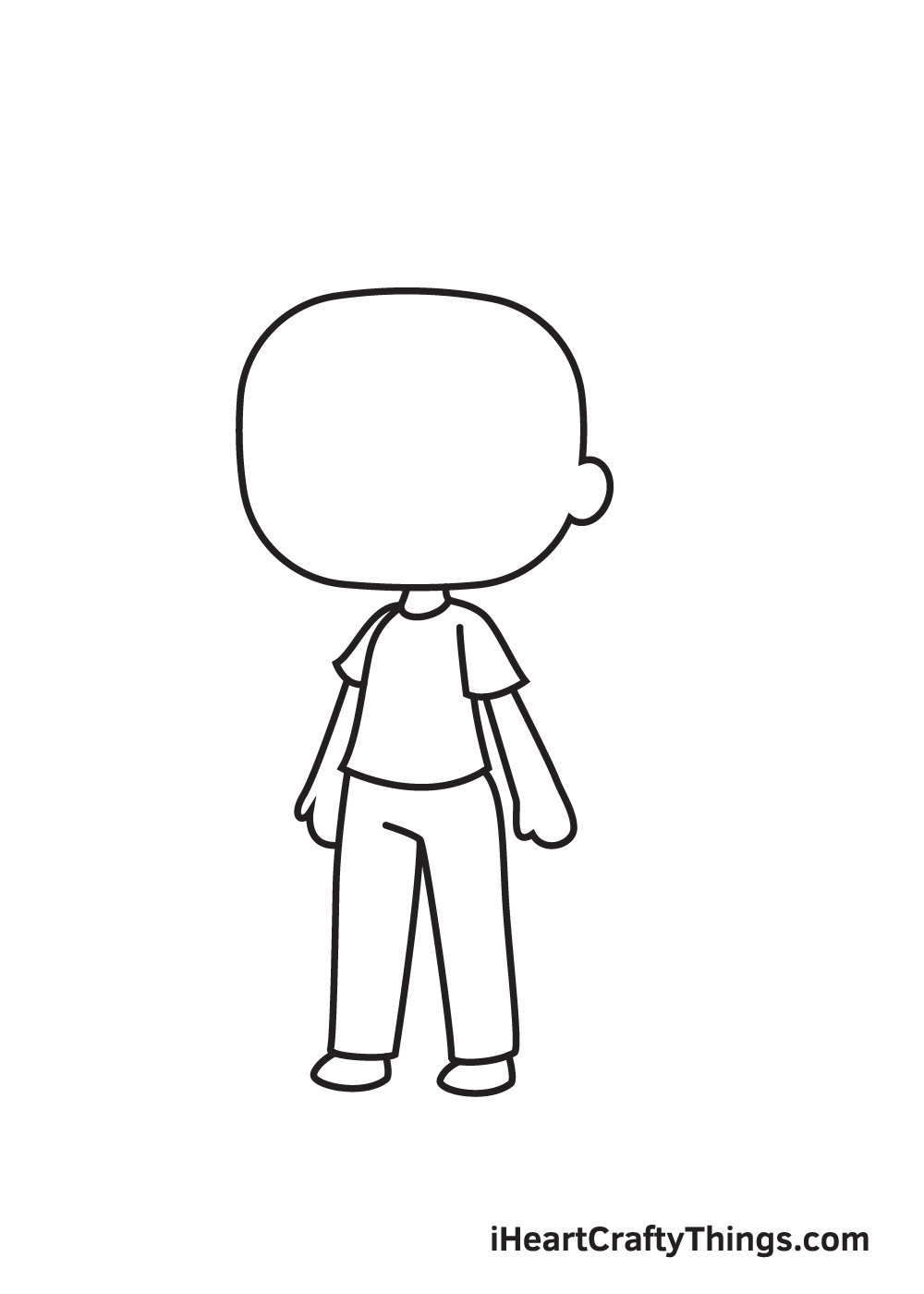 gacha life drawing step 6
