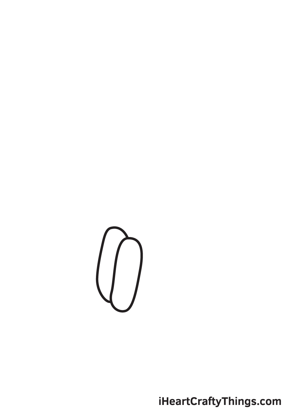 holding hands drawing step 2