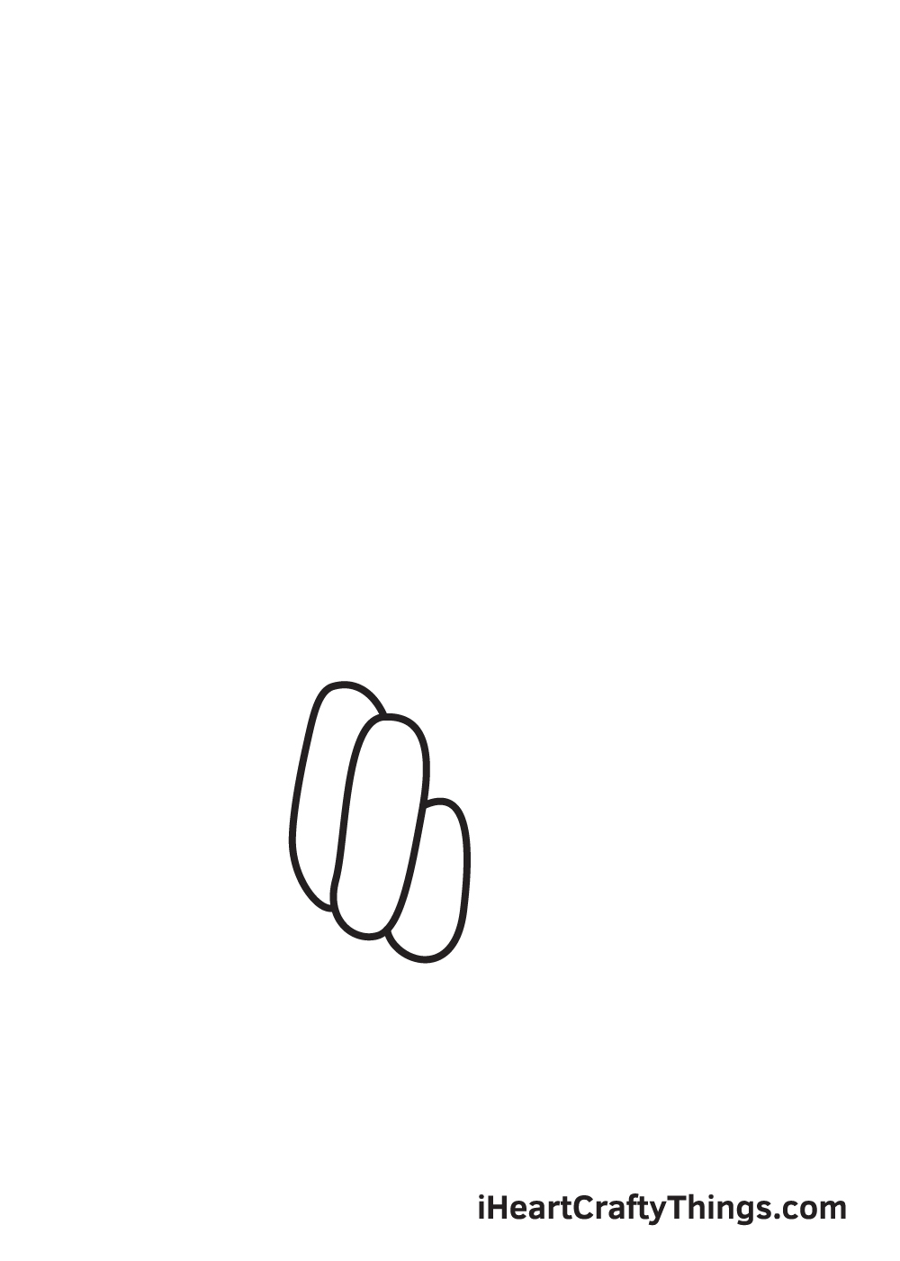 holding hands drawing step 3