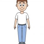 how to draw cartoon people image