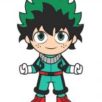 how to draw deku image