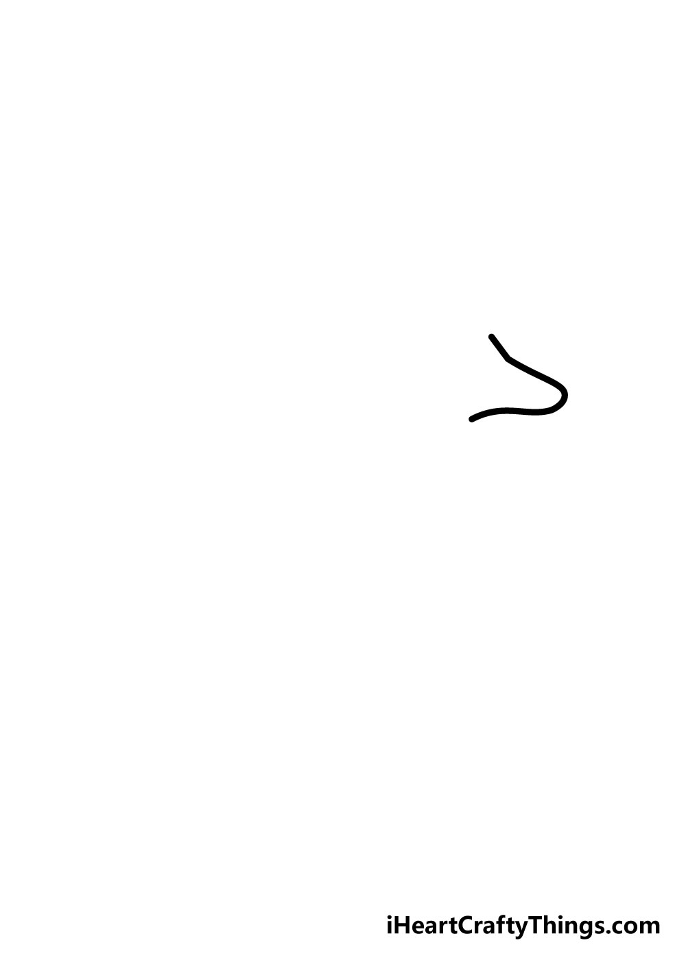 dolphin drawing step 1