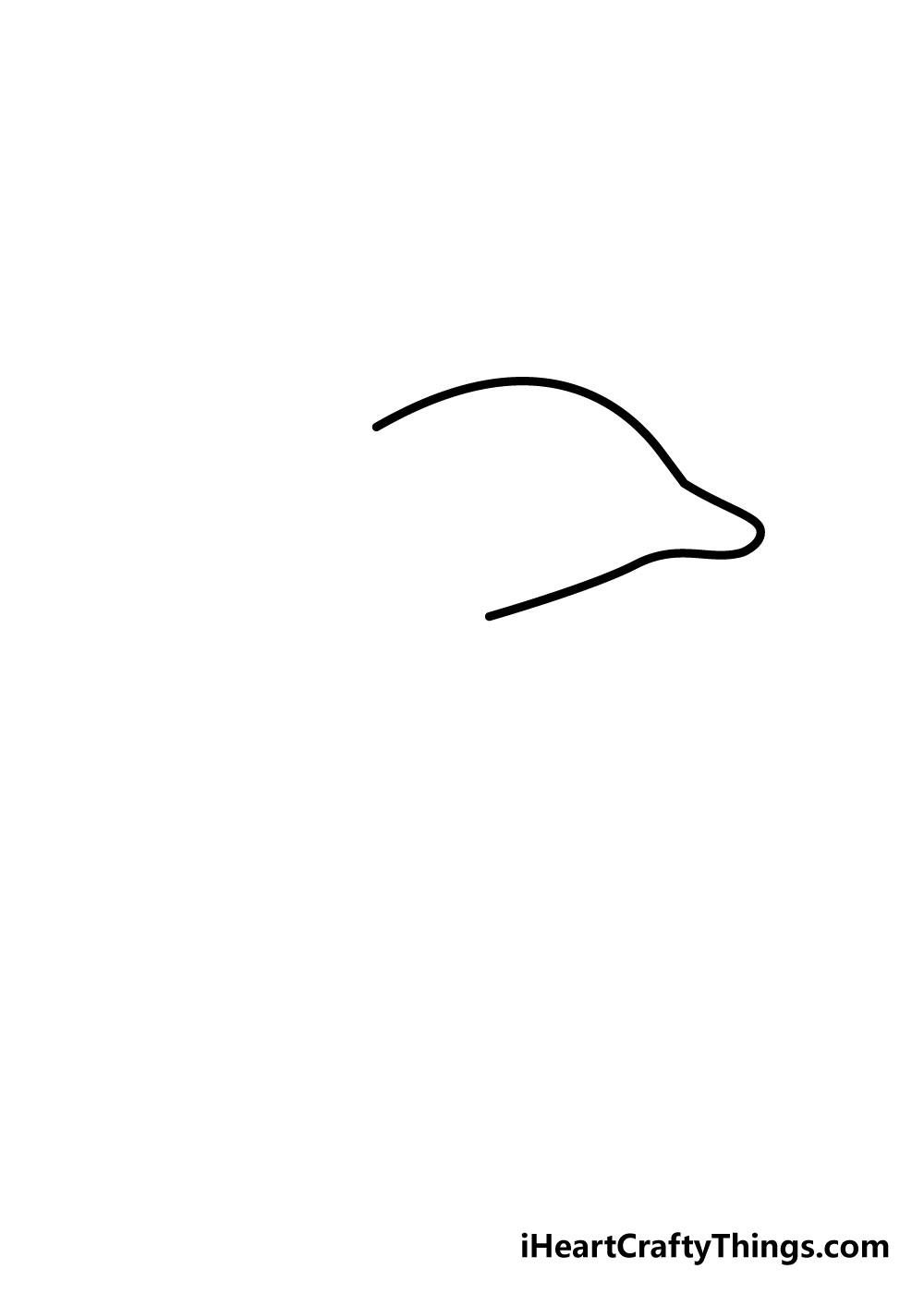 dolphin drawing step 2