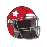 how to draw football helmet image