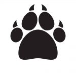 how to draw paw print image