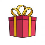 how to draw present image