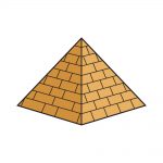 how to draw pyramid image