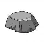 how to draw rock image