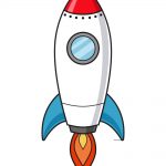 how to draw rocket image