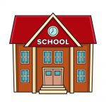 how to draw school image
