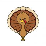 how to draw turkey image
