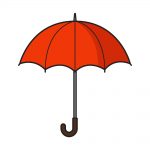 how to draw umbrella image