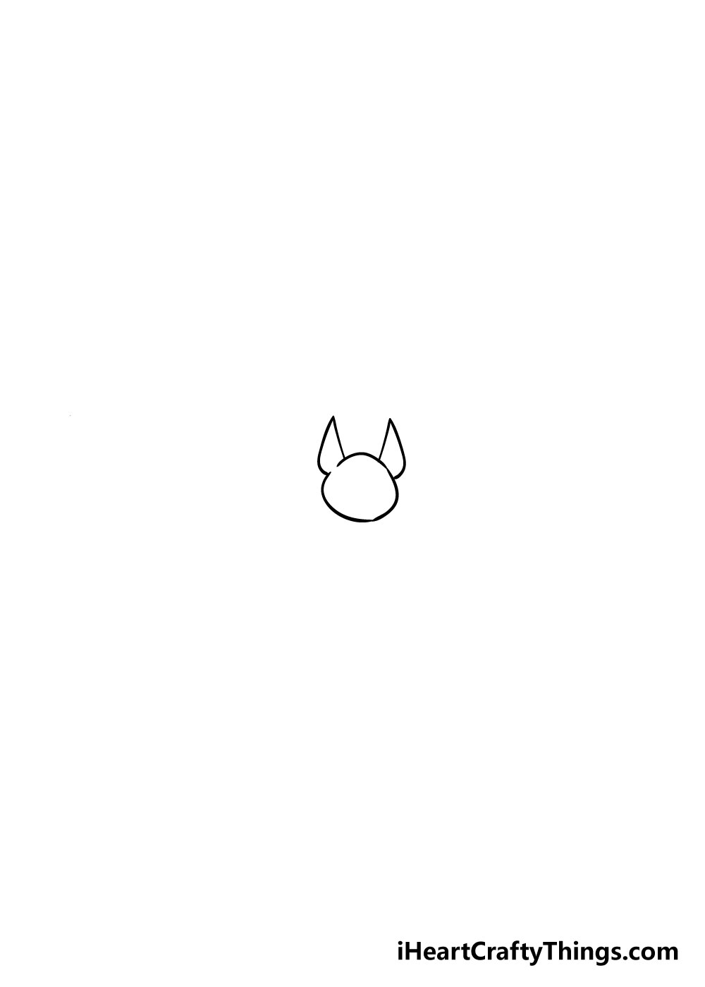 bat drawing step 2