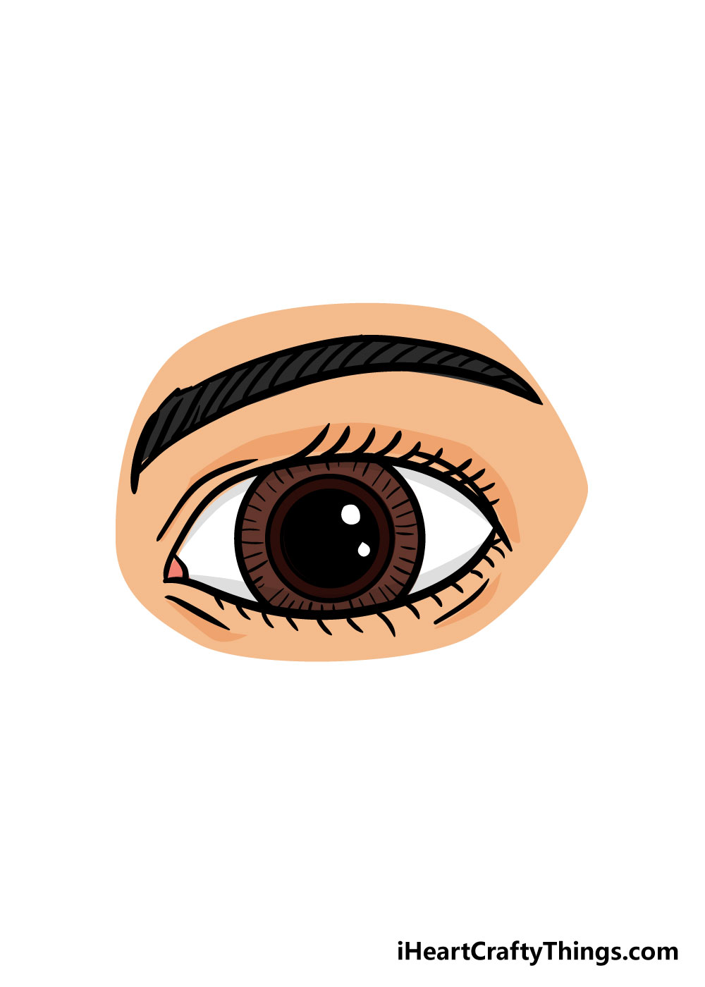 eye drawing step 8