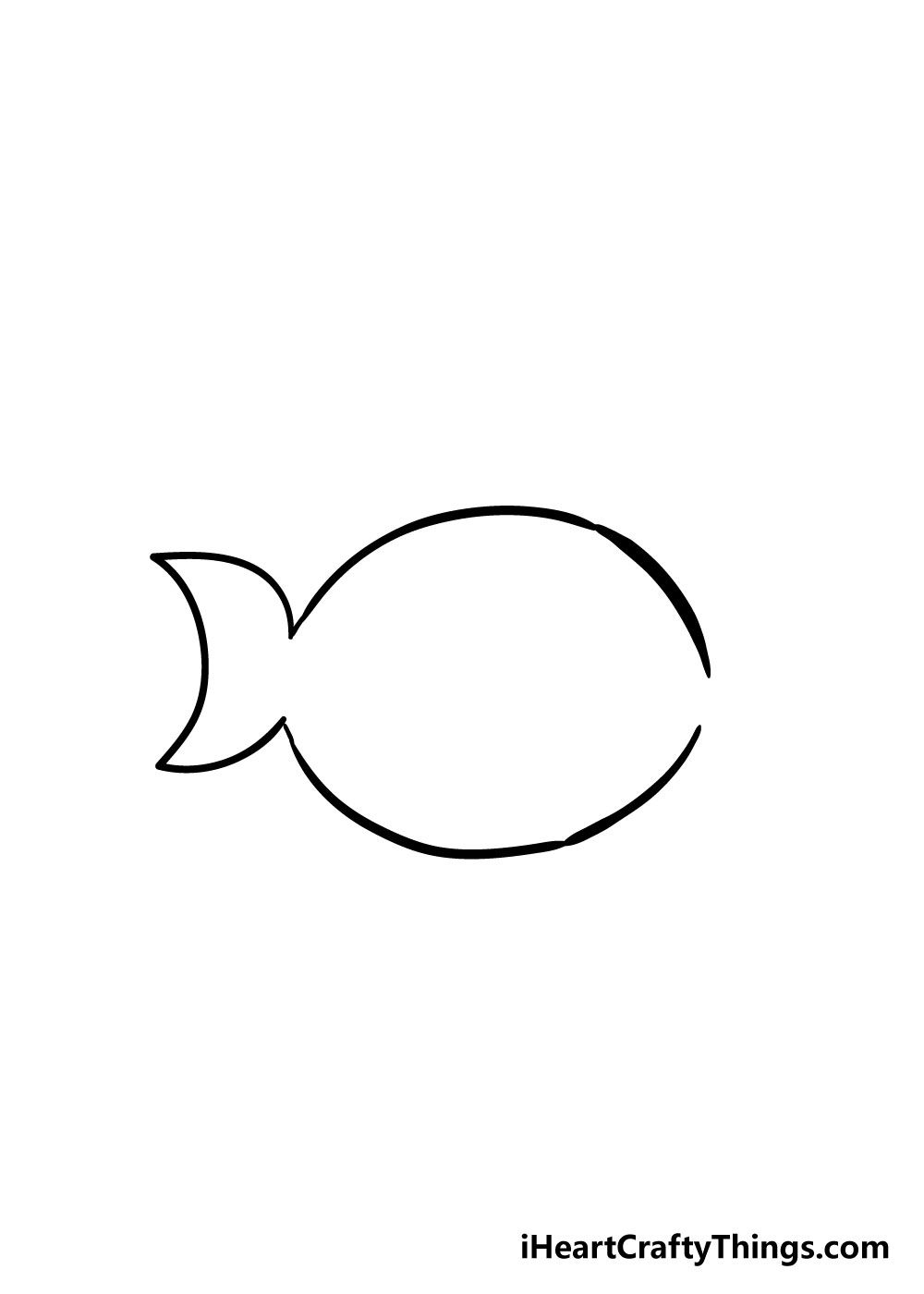 fish drawing step 2