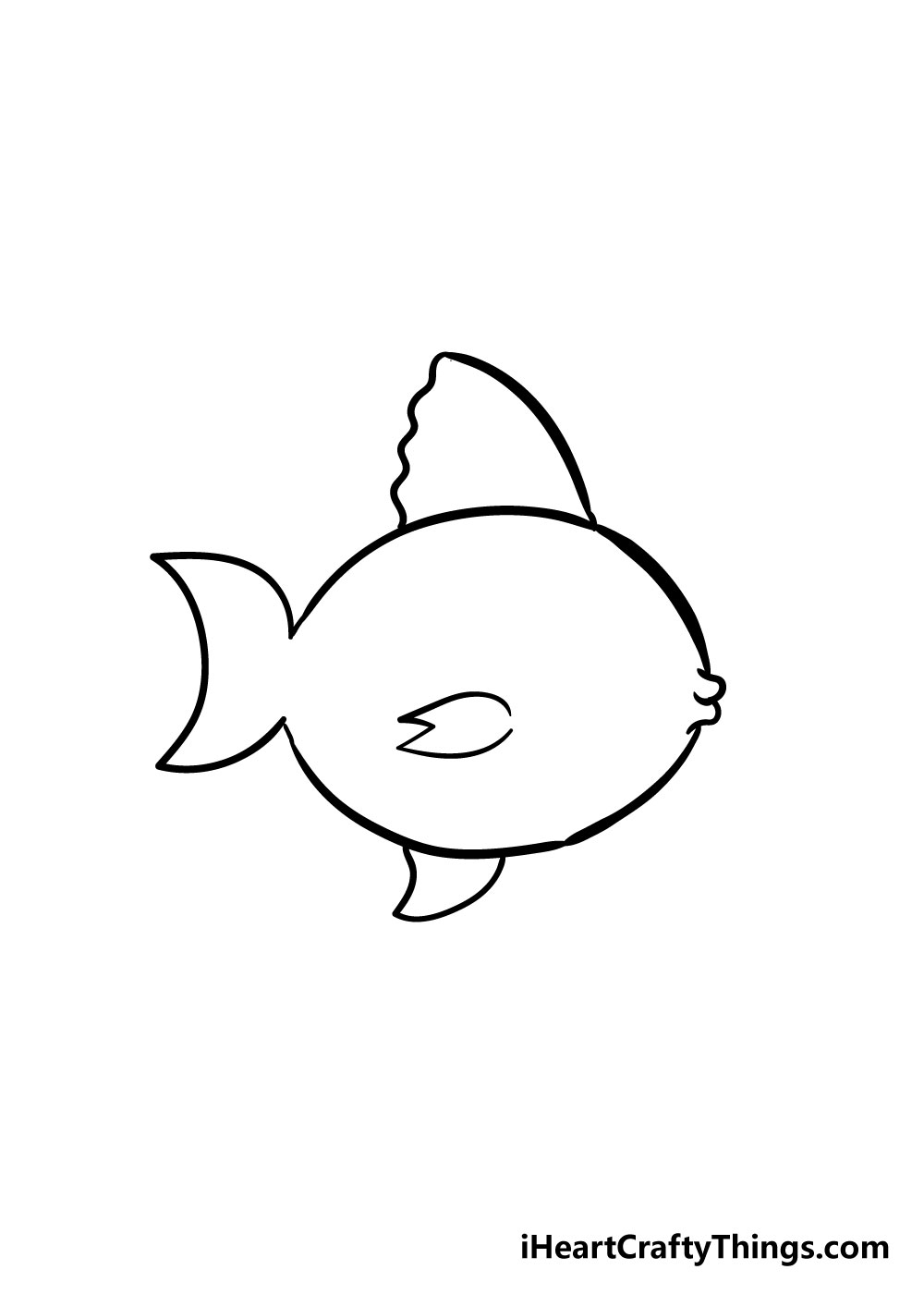 fish drawing step 4