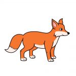 how to draw fox image
