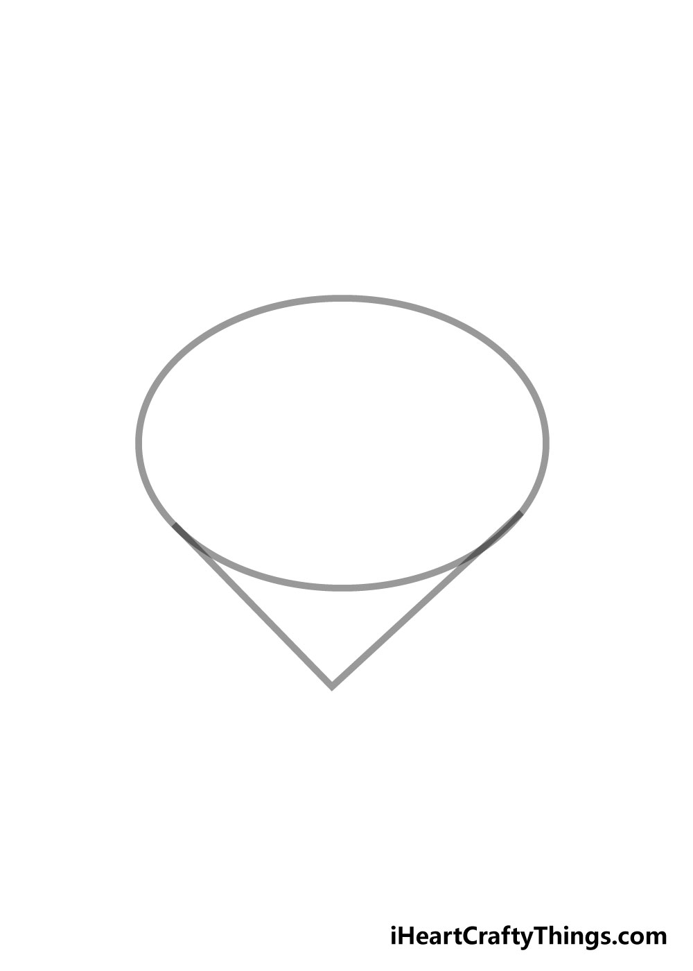 heart drawing step 2